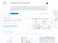 Desktop screenshot for zeiss.de