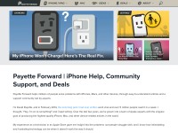 Desktop screenshot for payetteforward.com