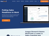 Desktop screenshot for mindtickle.com