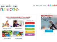 Desktop screenshot for notimeforflashcards.com