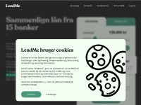 Desktop screenshot for lendme.dk