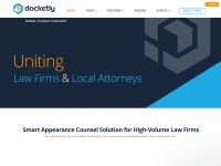 Desktop screenshot for docketly.com