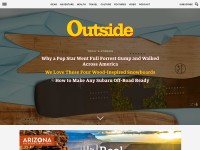 Desktop screenshot for outsideonline.com