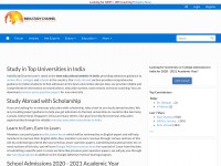 Desktop screenshot for indiastudychannel.com