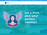 Desktop screenshot for pixievacations.com
