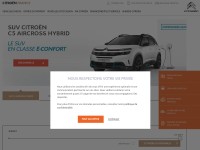 Desktop screenshot for citroen.fr