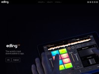 Desktop screenshot for edjing.com