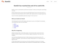 Desktop screenshot for rawgit.com