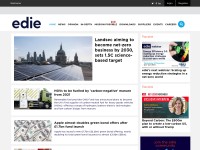 Desktop screenshot for edie.net