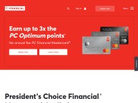 Desktop screenshot for pcfinancial.ca
