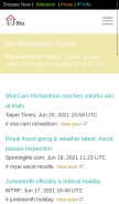 How 0to.xyz looks like on a mobile device such as an iPhone.