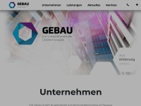 Desktop screenshot for gebau.de