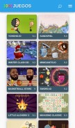 How 1001juegos.com looks like on a mobile device such as an iPhone.