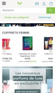 How 1001pharmacies.com looks like on a mobile device such as an iPhone.