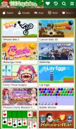 How 1001spiele.de looks like on a mobile device such as an iPhone.