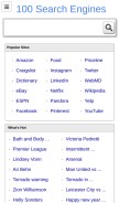 How 100searchengines.com looks like on a mobile device such as an iPhone.