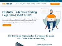 Desktop screenshot for favtutor.com
