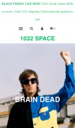 How 1032space.com looks like on a mobile device such as an iPhone.