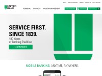 Desktop screenshot for bankwithunited.com