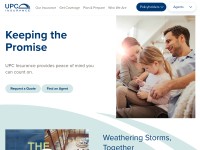 Desktop screenshot for upcinsurance.com