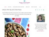 Desktop screenshot for veganinthefreezer.com