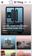 How 10thing.com looks like on a mobile device such as an iPhone.