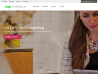 Desktop screenshot for sageintelligence.com