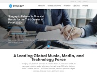 Desktop screenshot for stingray.com