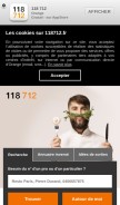 How 118712.fr looks like on a mobile device such as an iPhone.