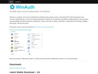 Desktop screenshot for winauth.com