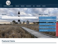 Desktop screenshot for nc.gov