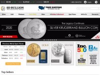 Desktop screenshot for sdbullion.com
