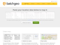 Desktop screenshot for batchgeo.com