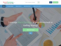 Desktop screenshot for stocksearning.com