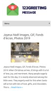 How 123greetingmessage.net looks like on a mobile device such as an iPhone.