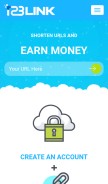 How 123link.biz looks like on a mobile device such as an iPhone.
