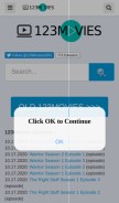 How 123movies.gdn looks like on a mobile device such as an iPhone.