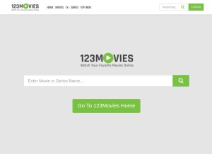 How 123moviesla.com looks like on a tablet such as an iPad.
