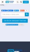 How 123moviessolar.com looks like on a mobile device such as an iPhone.