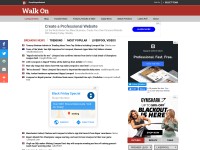 Desktop screenshot for walkon.com