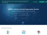 Desktop screenshot for multivu.com