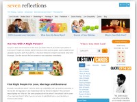 Desktop screenshot for sevenreflections.com