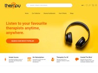 Desktop screenshot for therapyaudiobooks.com