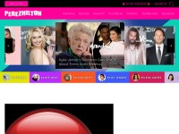 Desktop screenshot for perezhilton.com