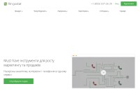 Desktop screenshot for ringostat.com