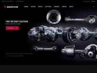 Desktop screenshot for meritor.com