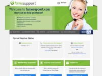 Desktop screenshot for famesupport.com