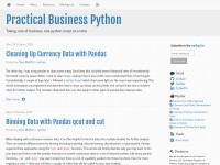 Desktop screenshot for pbpython.com