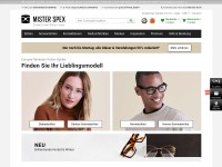 Desktop screenshot for misterspex.de