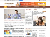 Desktop screenshot for luatminhkhue.vn